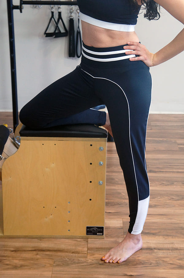 Stripe Mesh Legging